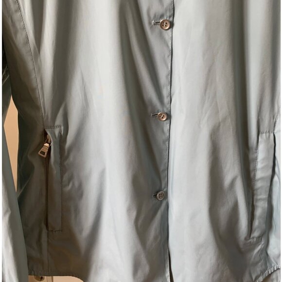 SKY BLUE PRADA SPORT OVERSHIRT - Picture 4 of 10